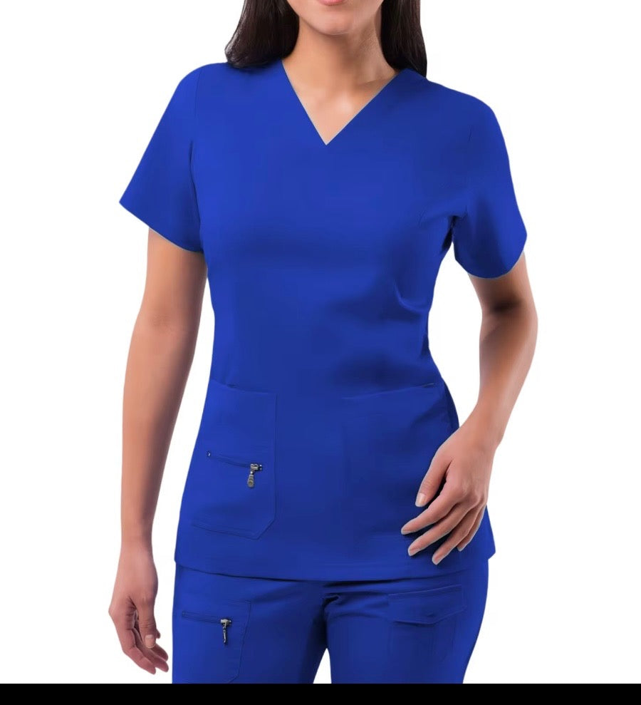 V Neck Scrub Top
